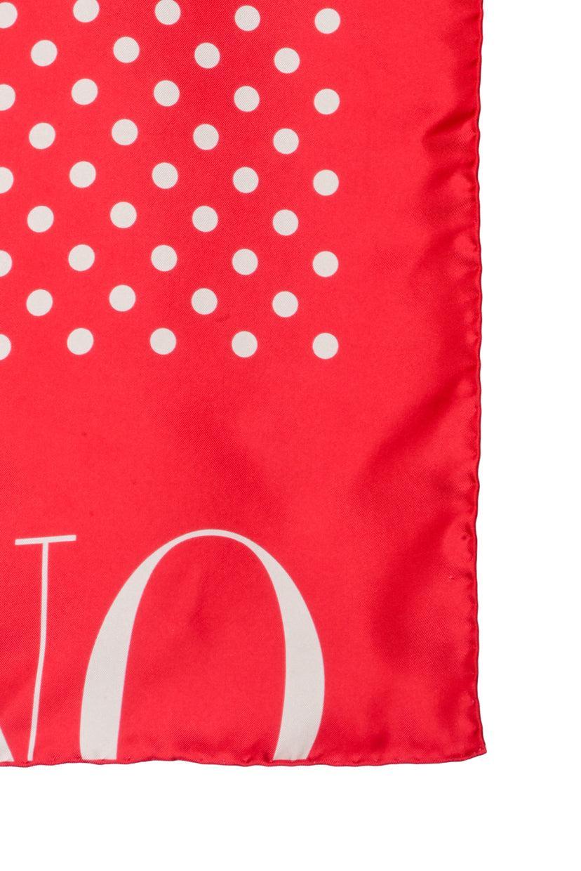 Valentino Silk Polka Dot Scarf - Image 3