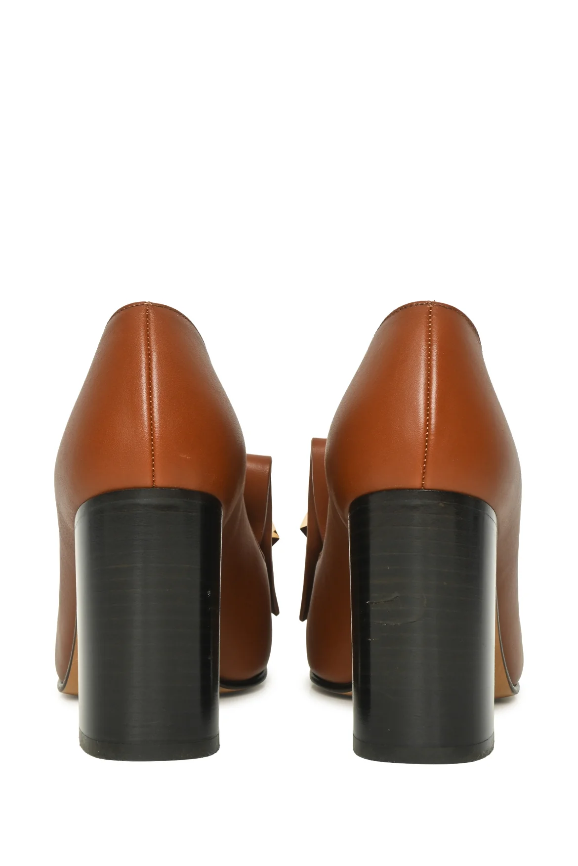 Valentino Size 37.5 Rockstud Uptown Fringe Loafer 90 Pumps - Image 4