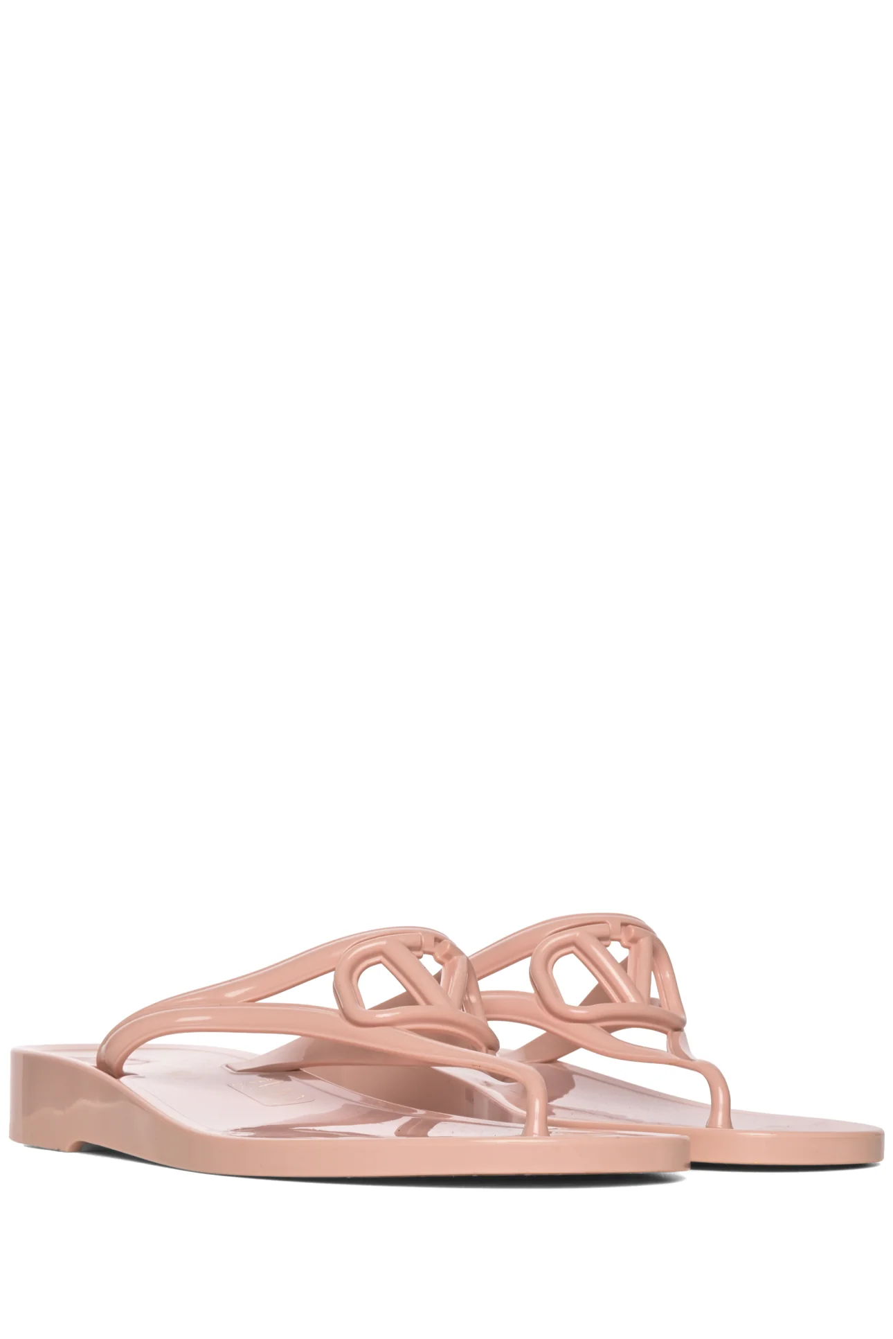 Valentino Size 37 VLogo Signature Rubber Thong Sandals - Image 2