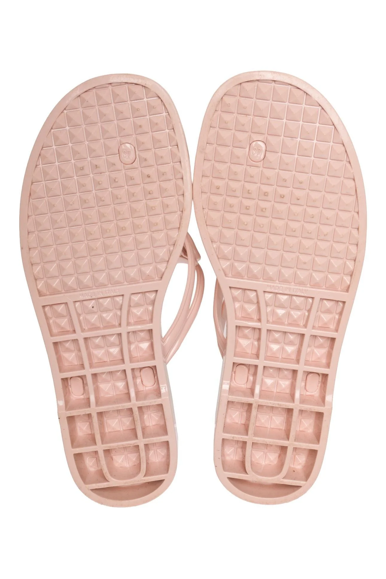 Valentino Size 37 VLogo Signature Rubber Thong Sandals - Image 6