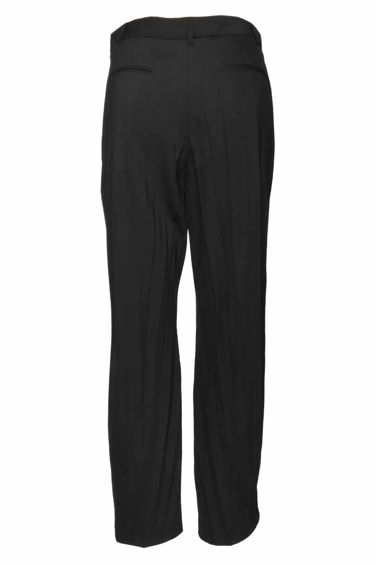 Valentino Size 38 Wool & Mohair Blend Pleated Tapered Pants - Image 2
