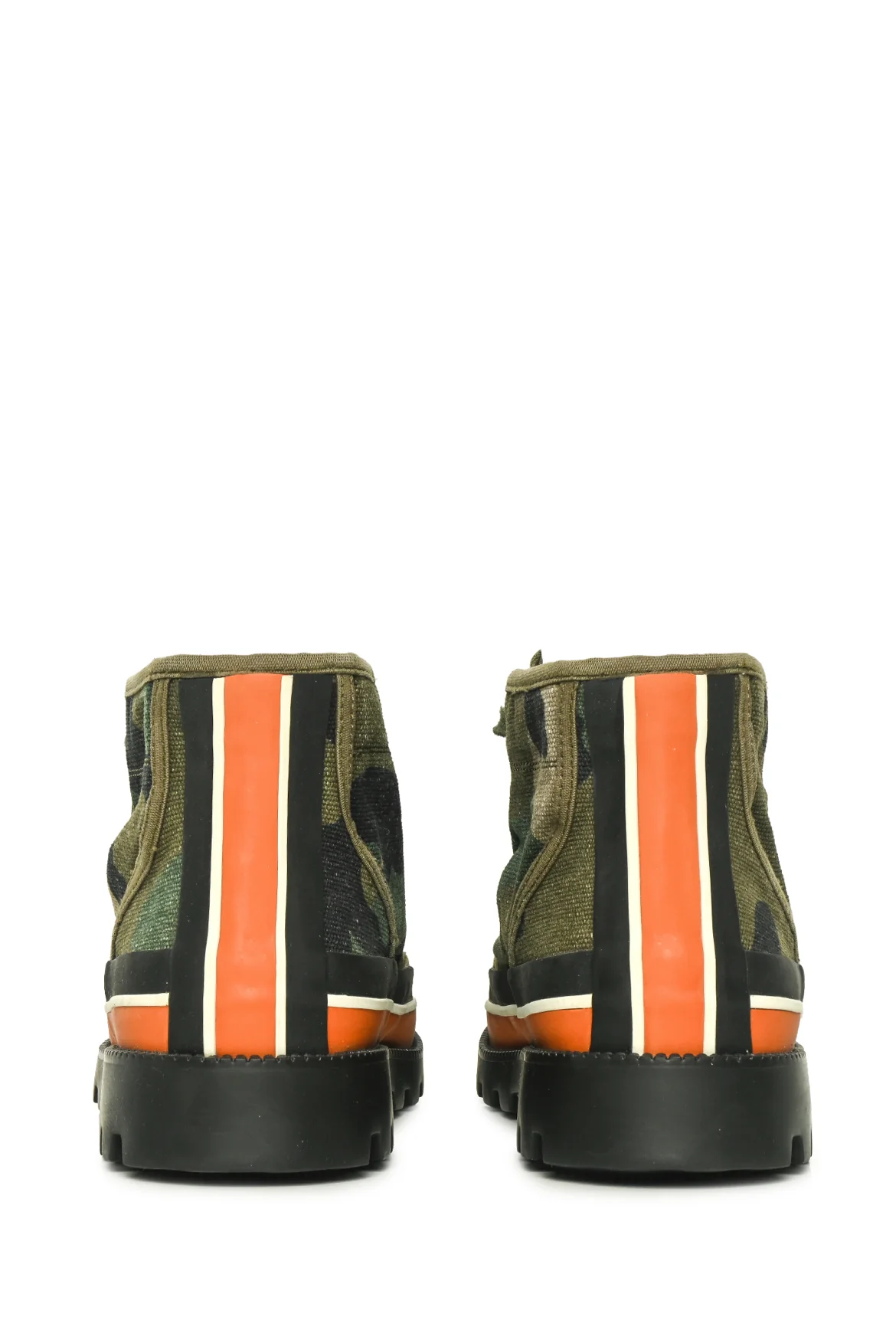 Valentino Size 39 Camo Canvas High Top Sneakers - Image 4