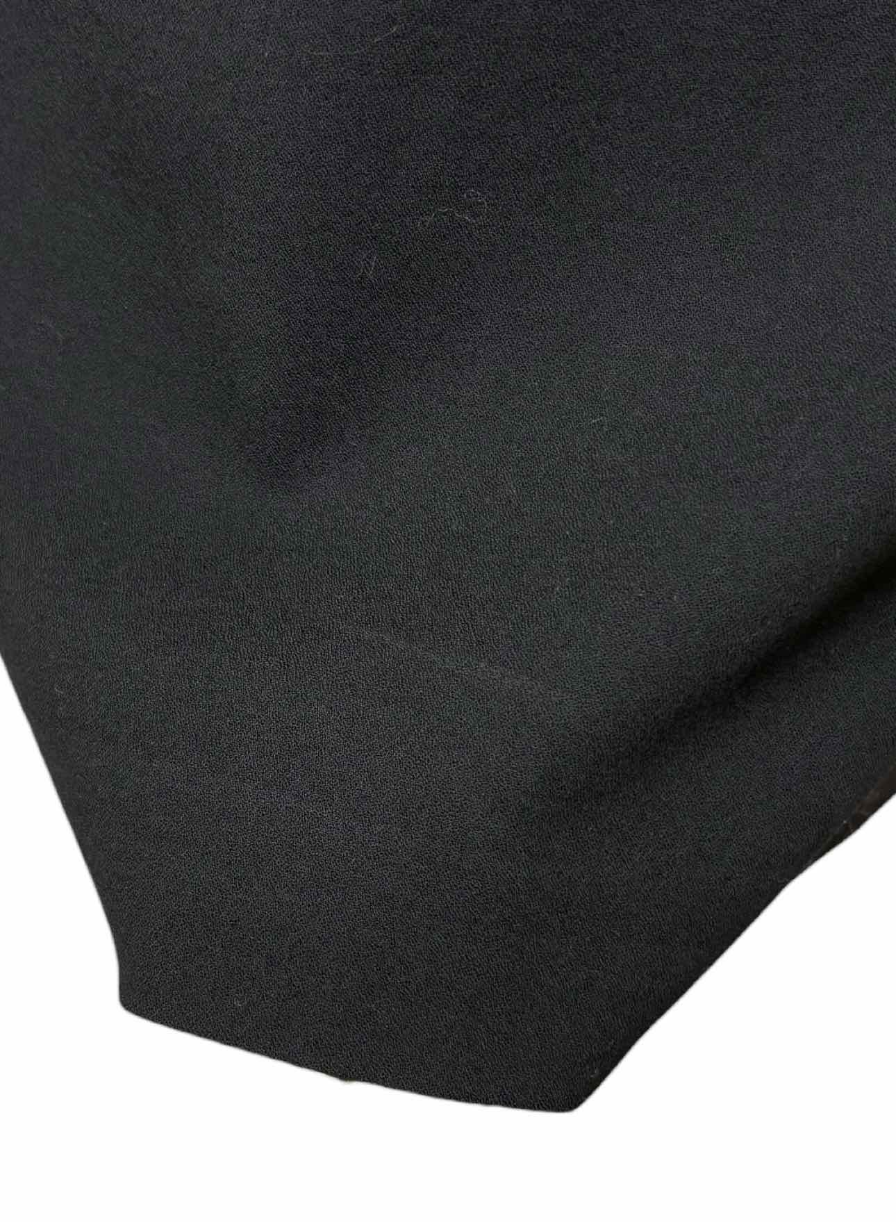 Valentino Size 40 Black Wool Sleeveless Dress - Image 4