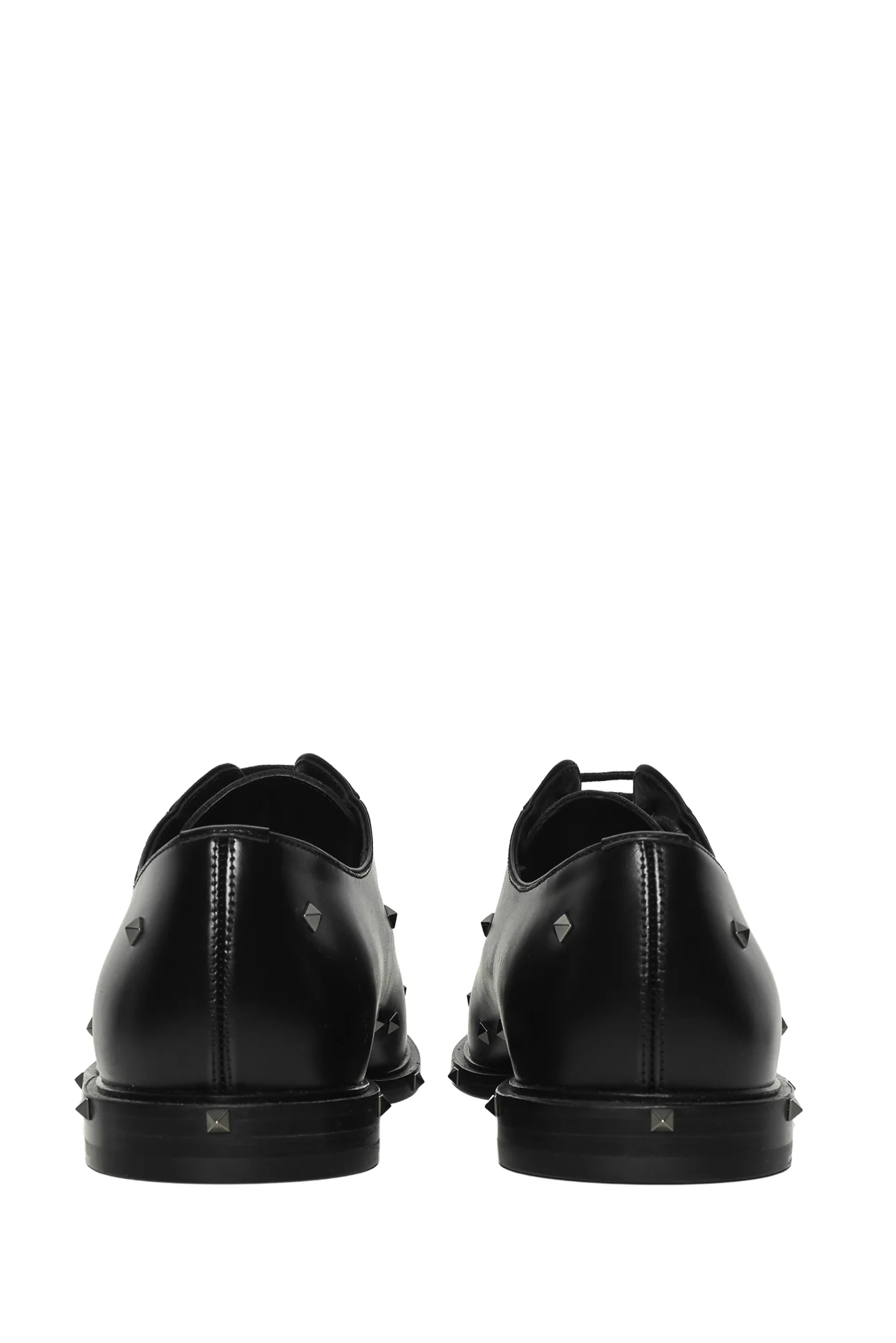 Valentino Size 40 Men's Aristopunk Micro Stud Derby Shoes - Image 4