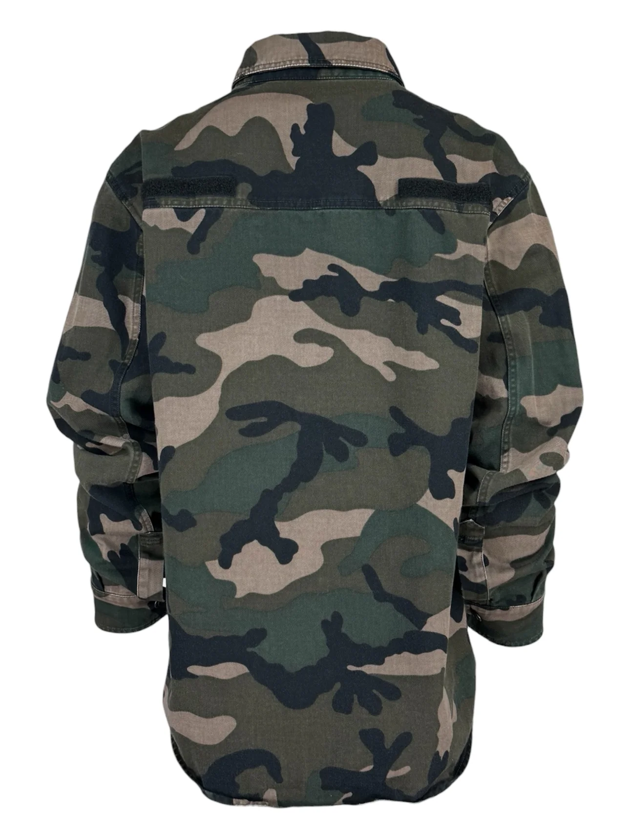 Valentino Size 40 Men's Camoflage Military Shirt Long Sleeve - Image 2