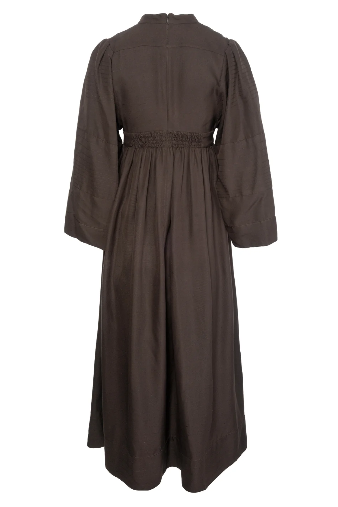Valentino Size 40 Pleated Silk-Shantung Maxi Dress - Image 2