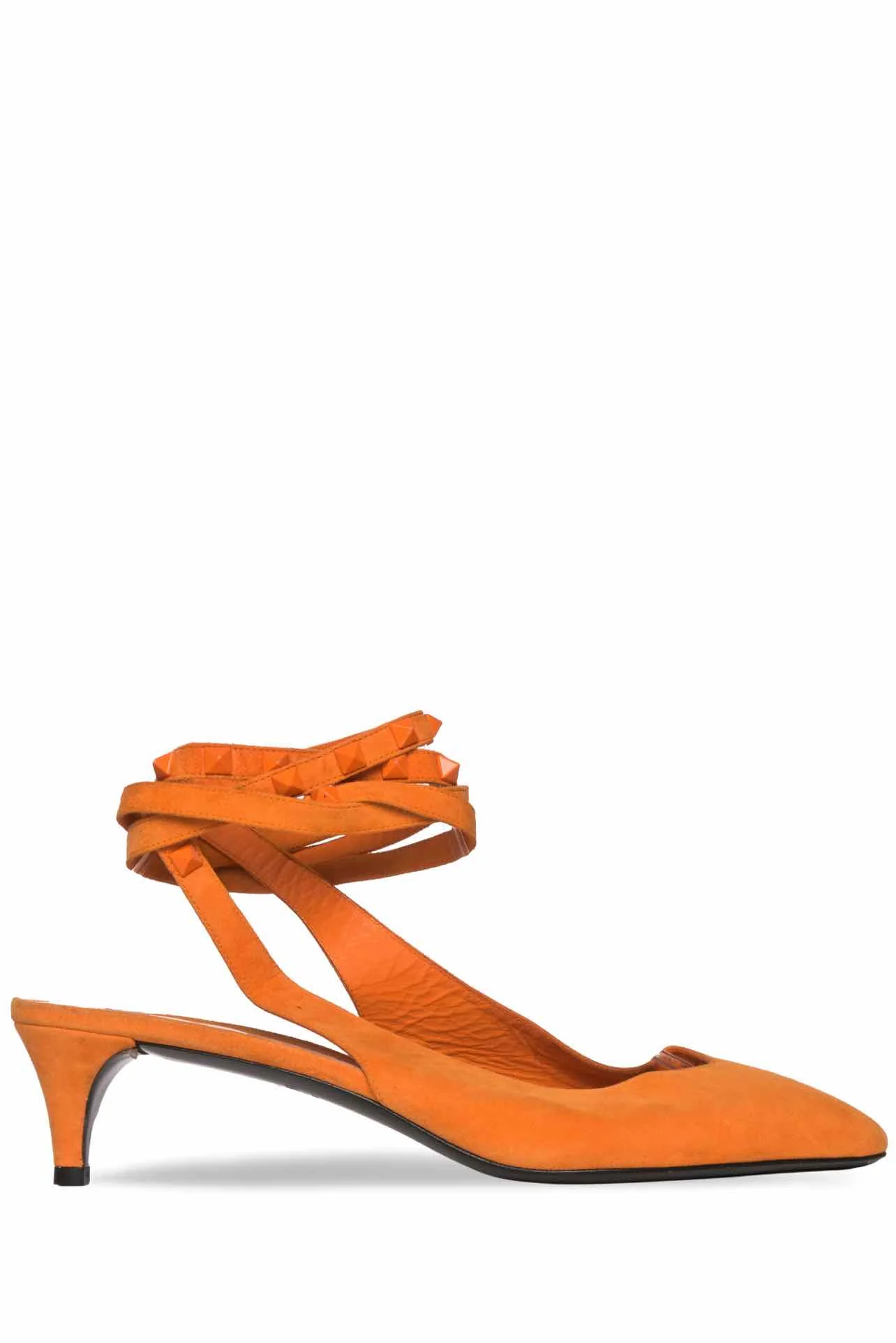 Valentino Size 41 Suede Rockstud Slingback Pumps