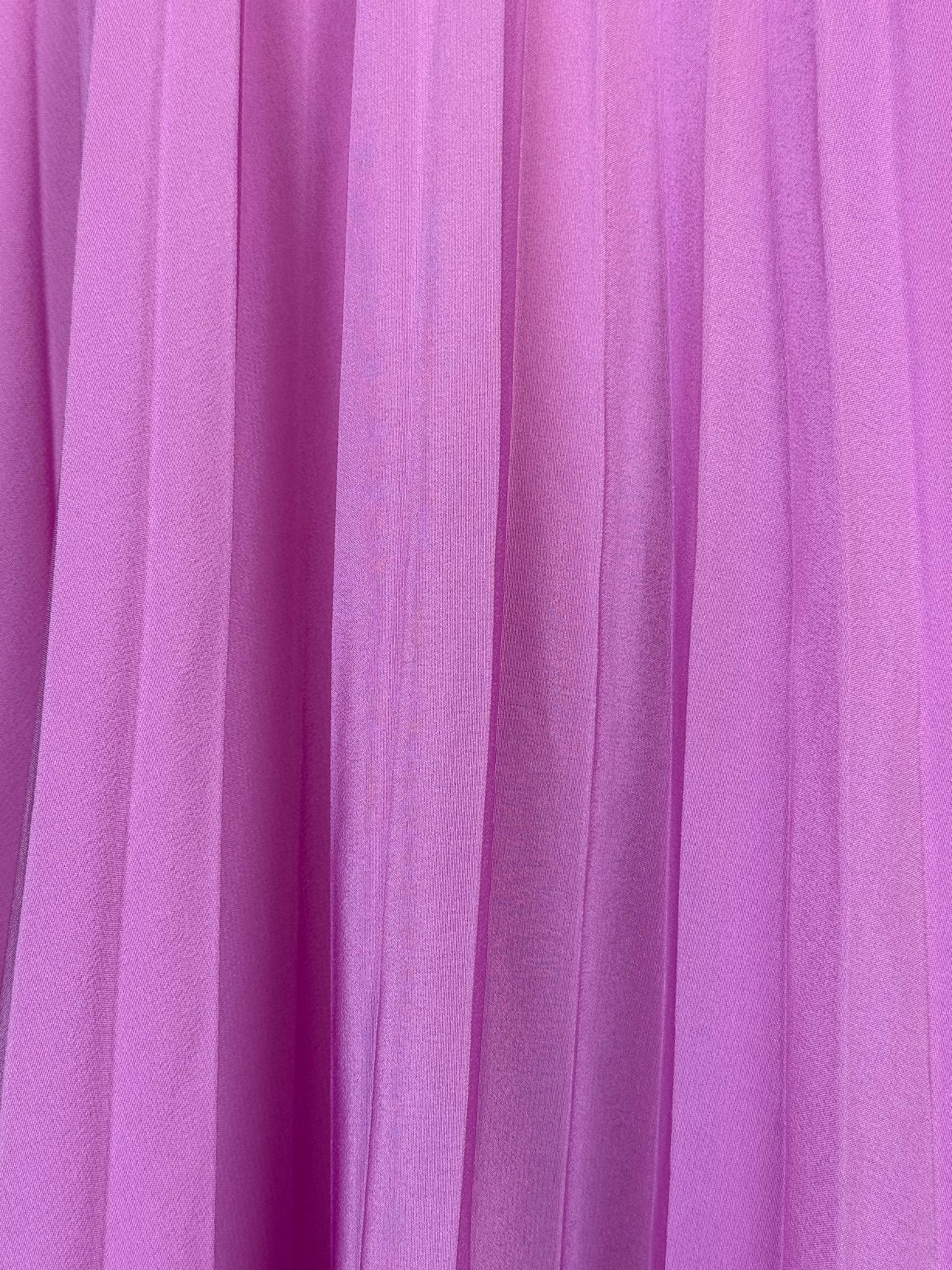 Valentino Size 44 2019 Floral Pleated Silk Maxi  Skirt - Image 4