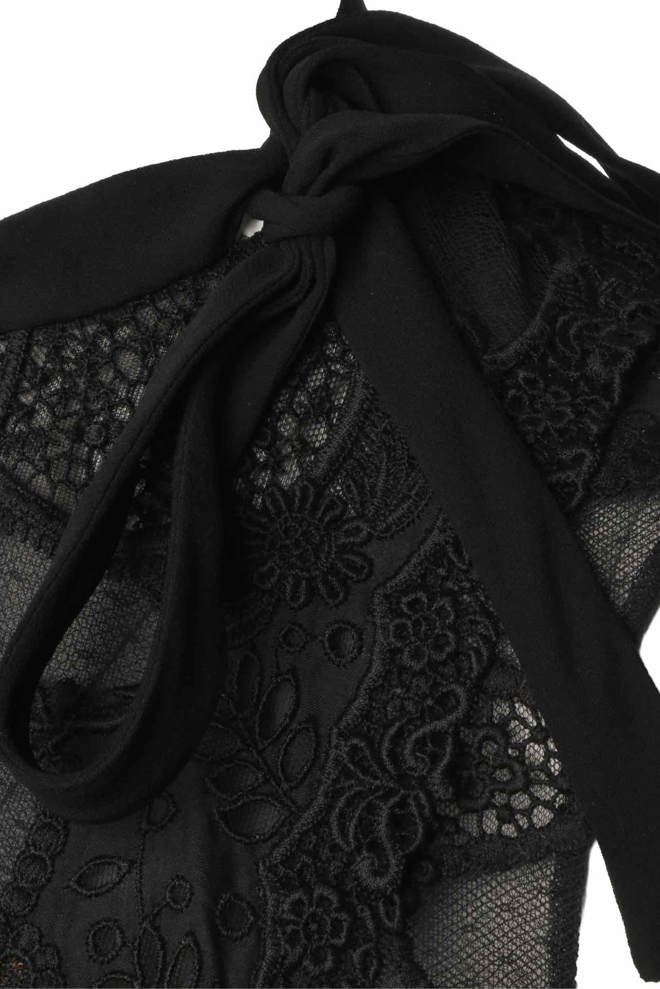 Valentino Size 6 Lace Pleated Dress - Image 3