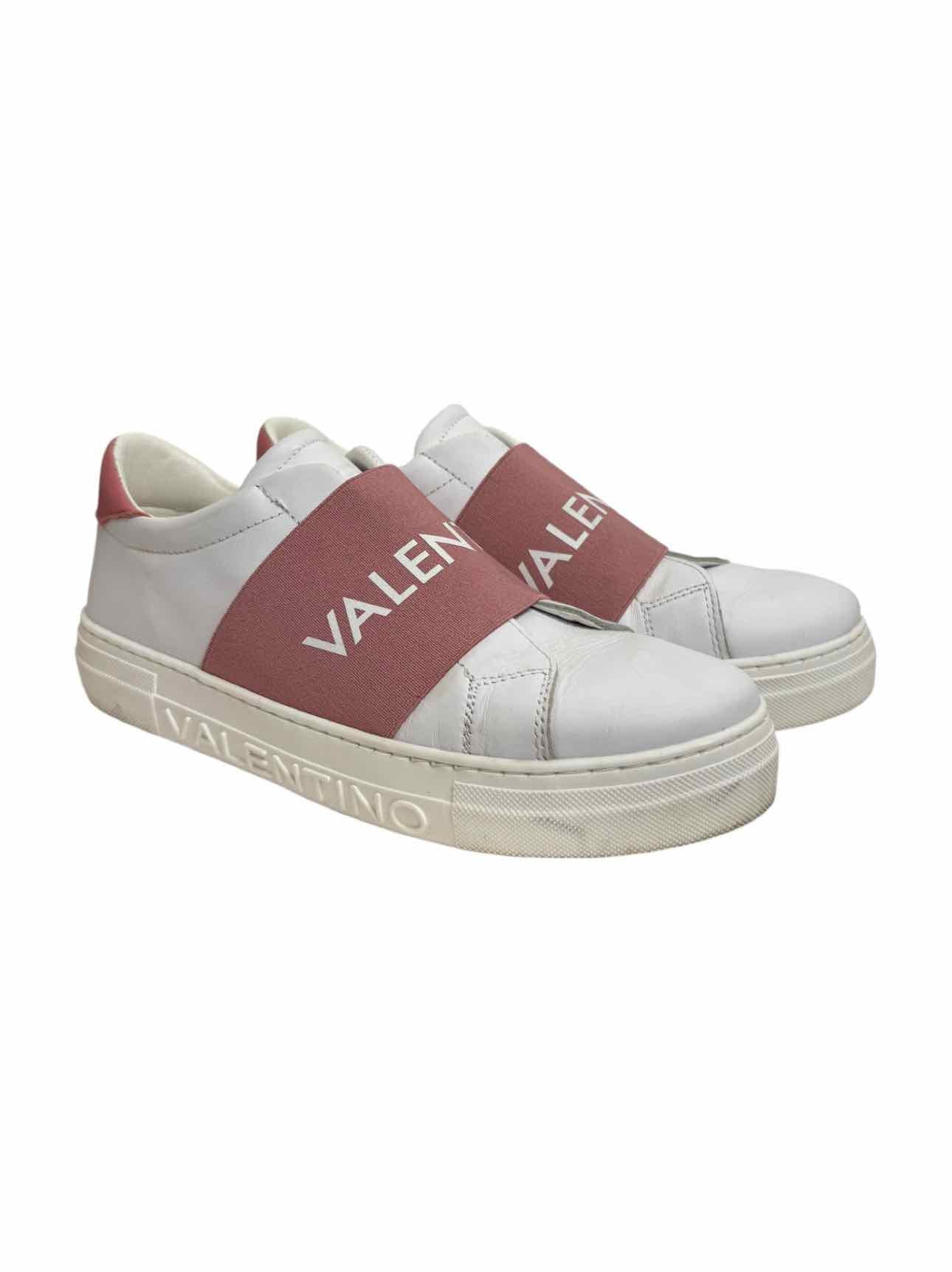 Valentino Size 7.5 Maya Contrast Logo Sneaker - Image 2