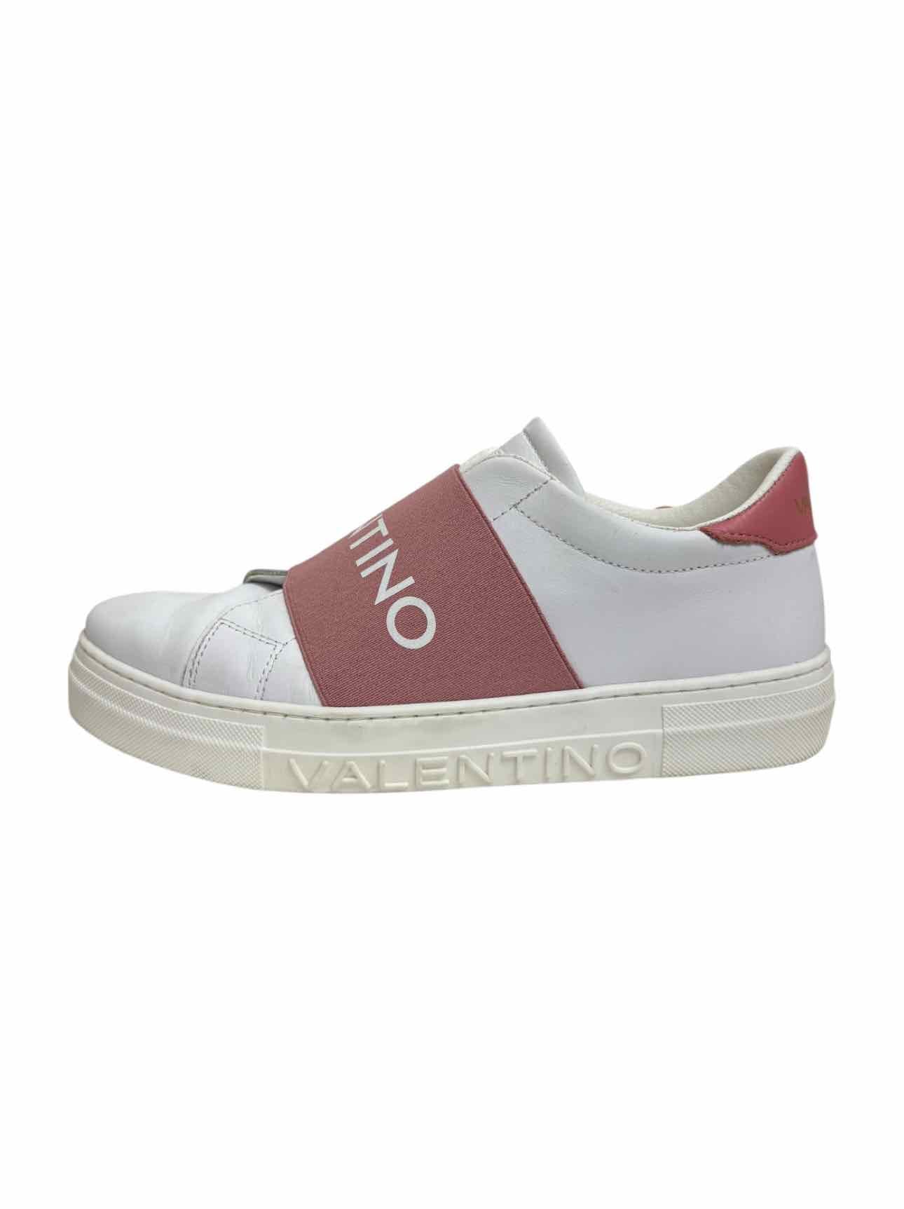 Valentino Size 7.5 Maya Contrast Logo Sneaker - Image 3