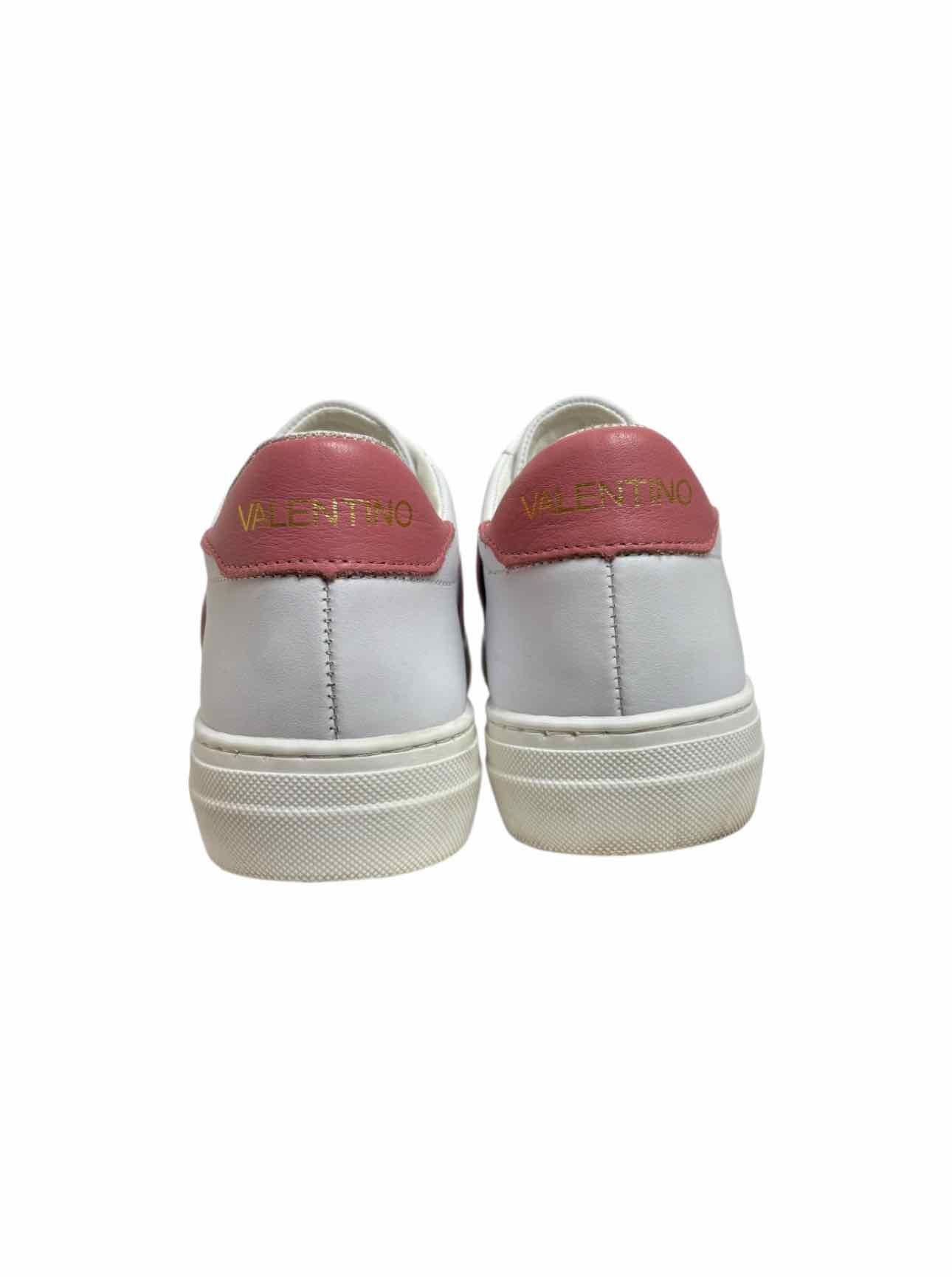 Valentino Size 7.5 Maya Contrast Logo Sneaker - Image 4