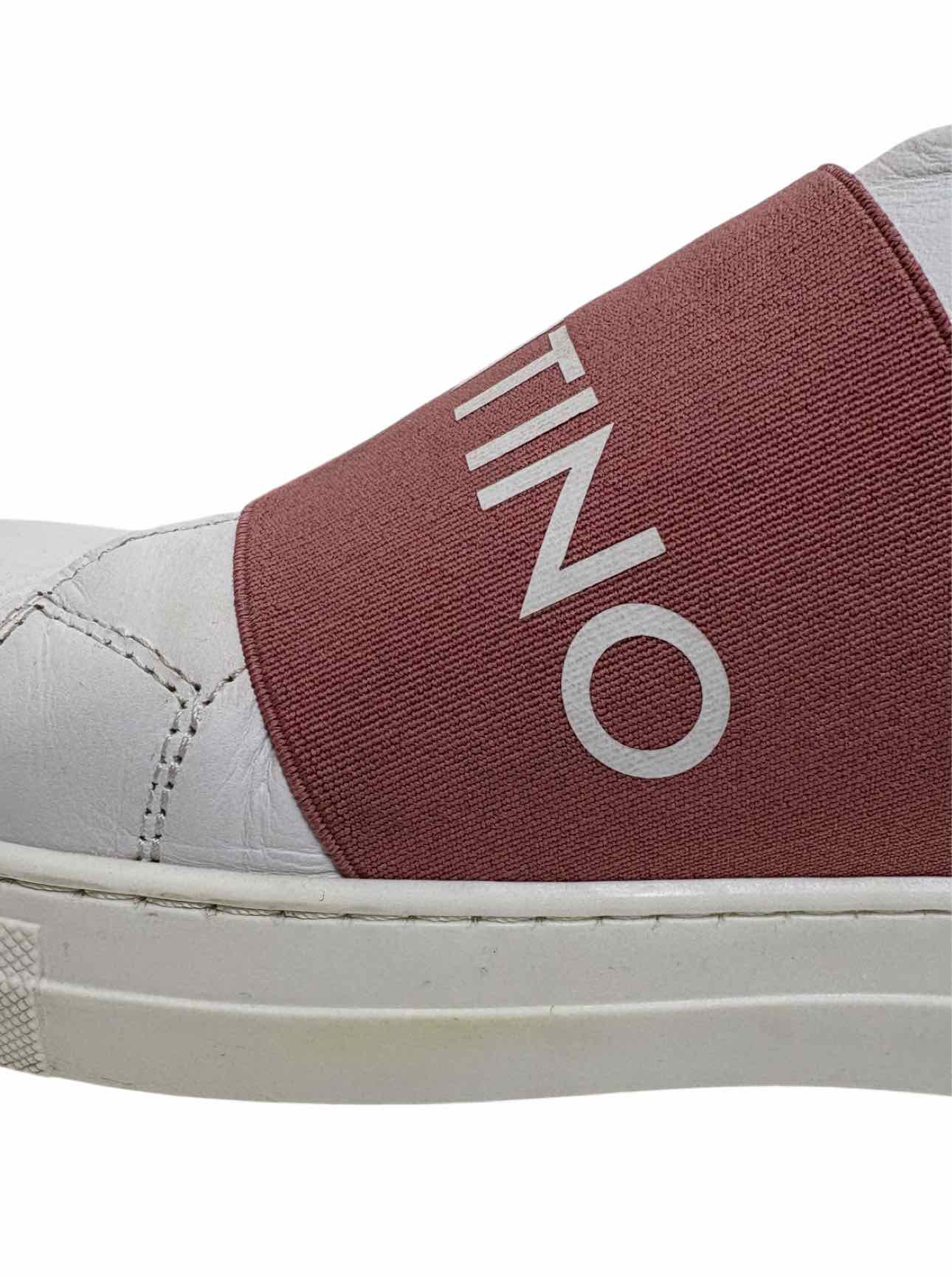 Valentino Size 7.5 Maya Contrast Logo Sneaker - Image 7