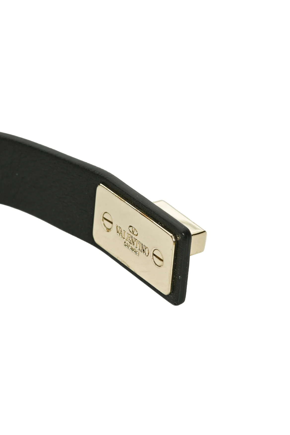 Valentino Size M Rockstud Leather Bracelet - Image 2