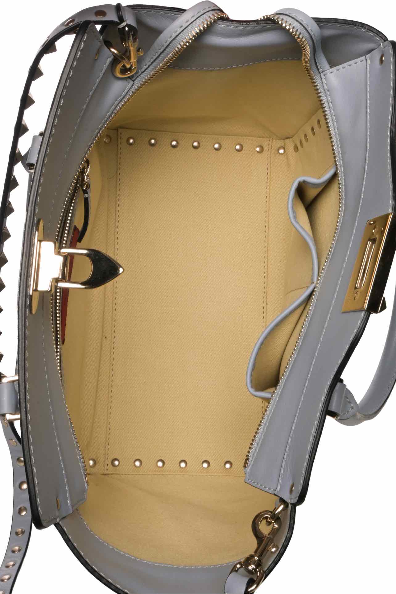 Valentino Small Rockstud Rigid Shoulder Bag - Image 9