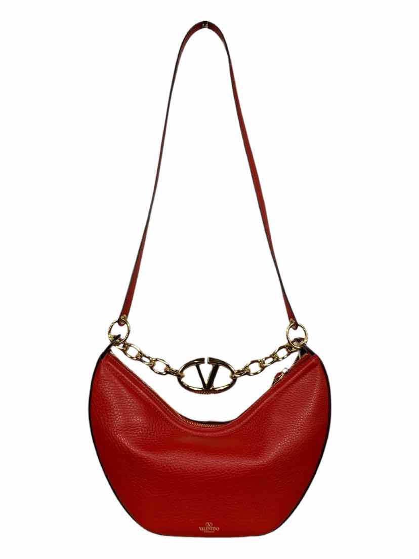 Valentino Small Vlogo Moon Hobo Crossbody - Image 6
