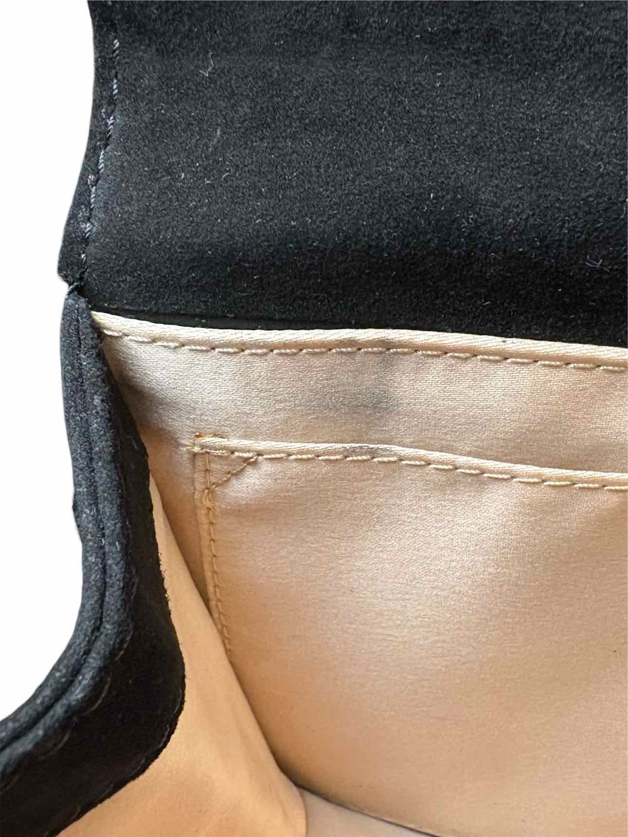 Valentino Suede Crystal Butterfly Clasp Clutch - Image 13