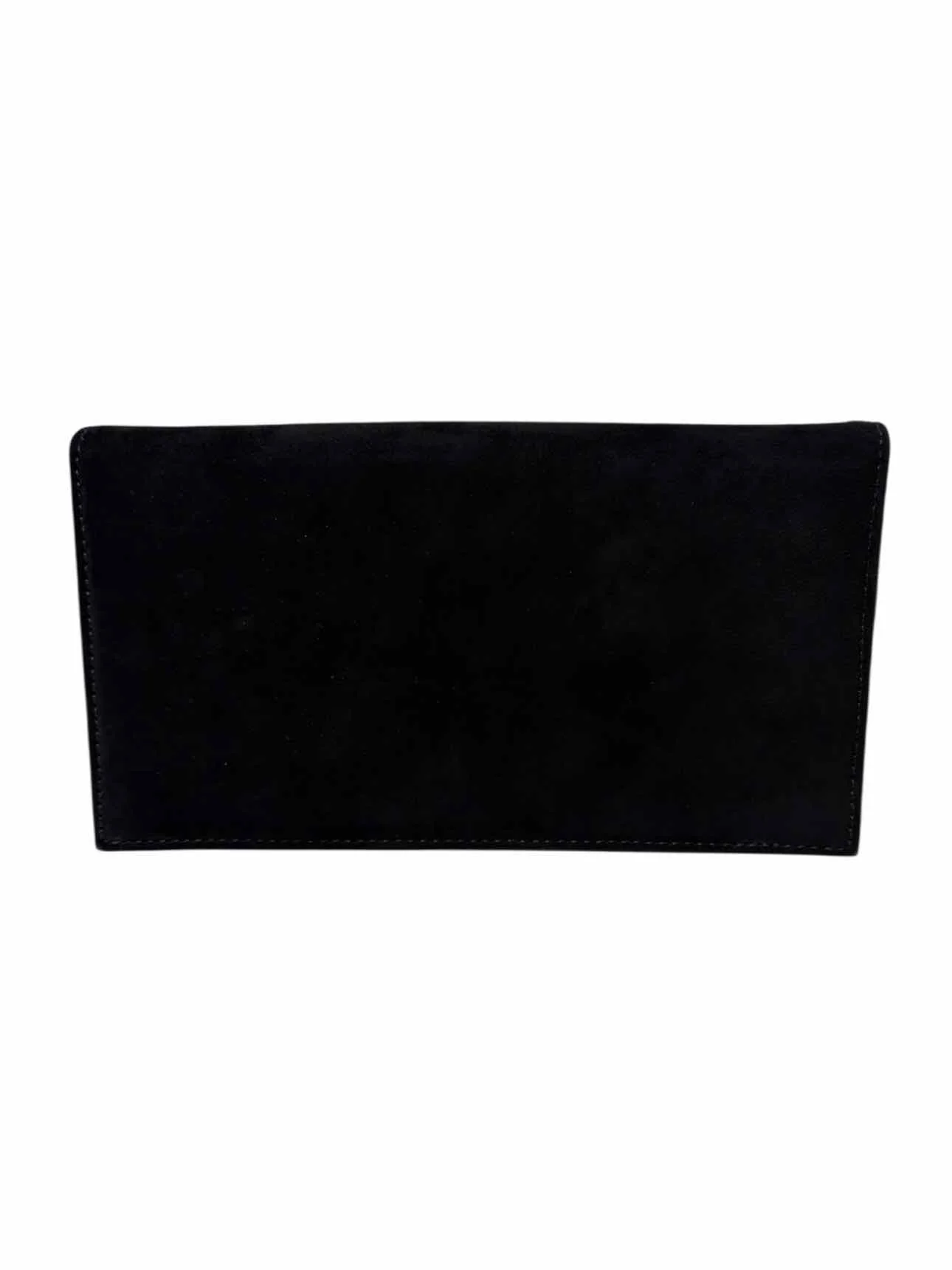 Valentino Suede Crystal Butterfly Clasp Clutch - Image 3