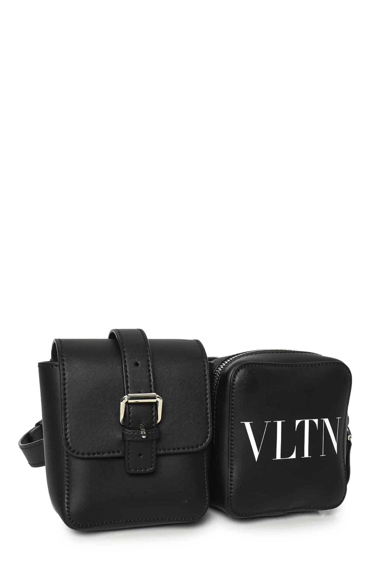 Valentino VLTN Leather Pouch Crossbody - Image 2