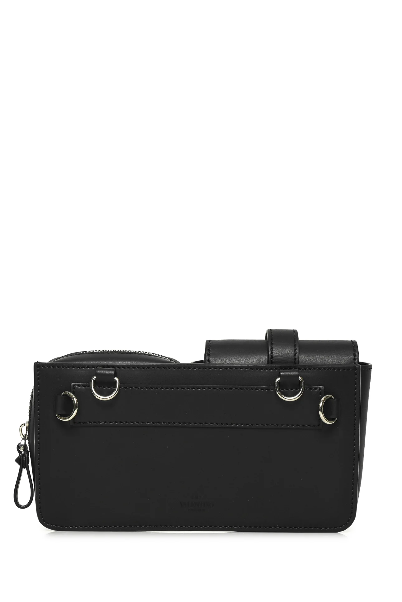 Valentino VLTN Leather Pouch Crossbody - Image 3