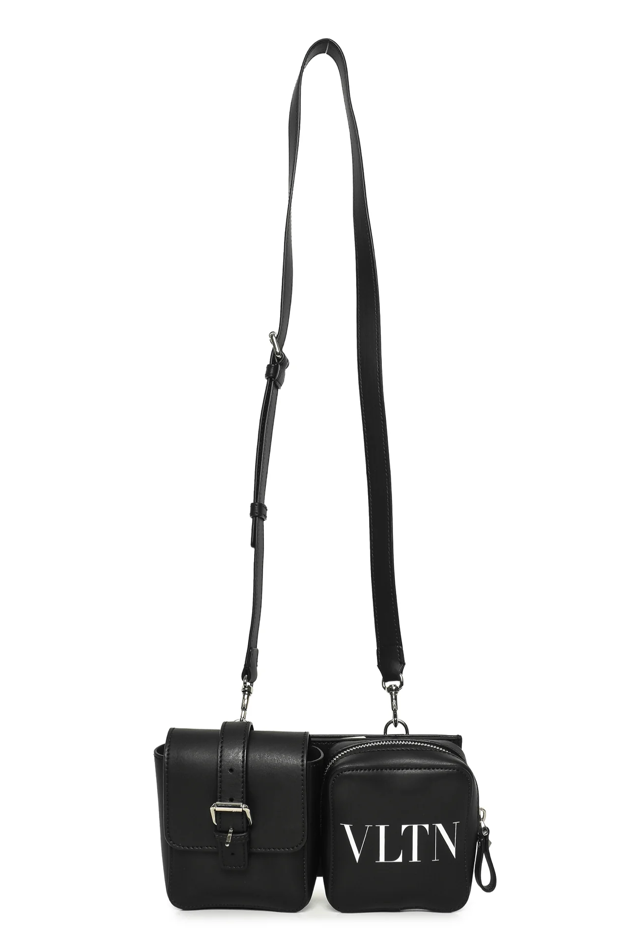Valentino VLTN Leather Pouch Crossbody - Image 5