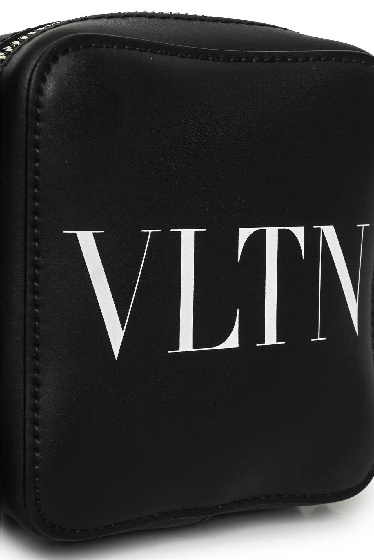 Valentino VLTN Leather Pouch Crossbody - Image 7