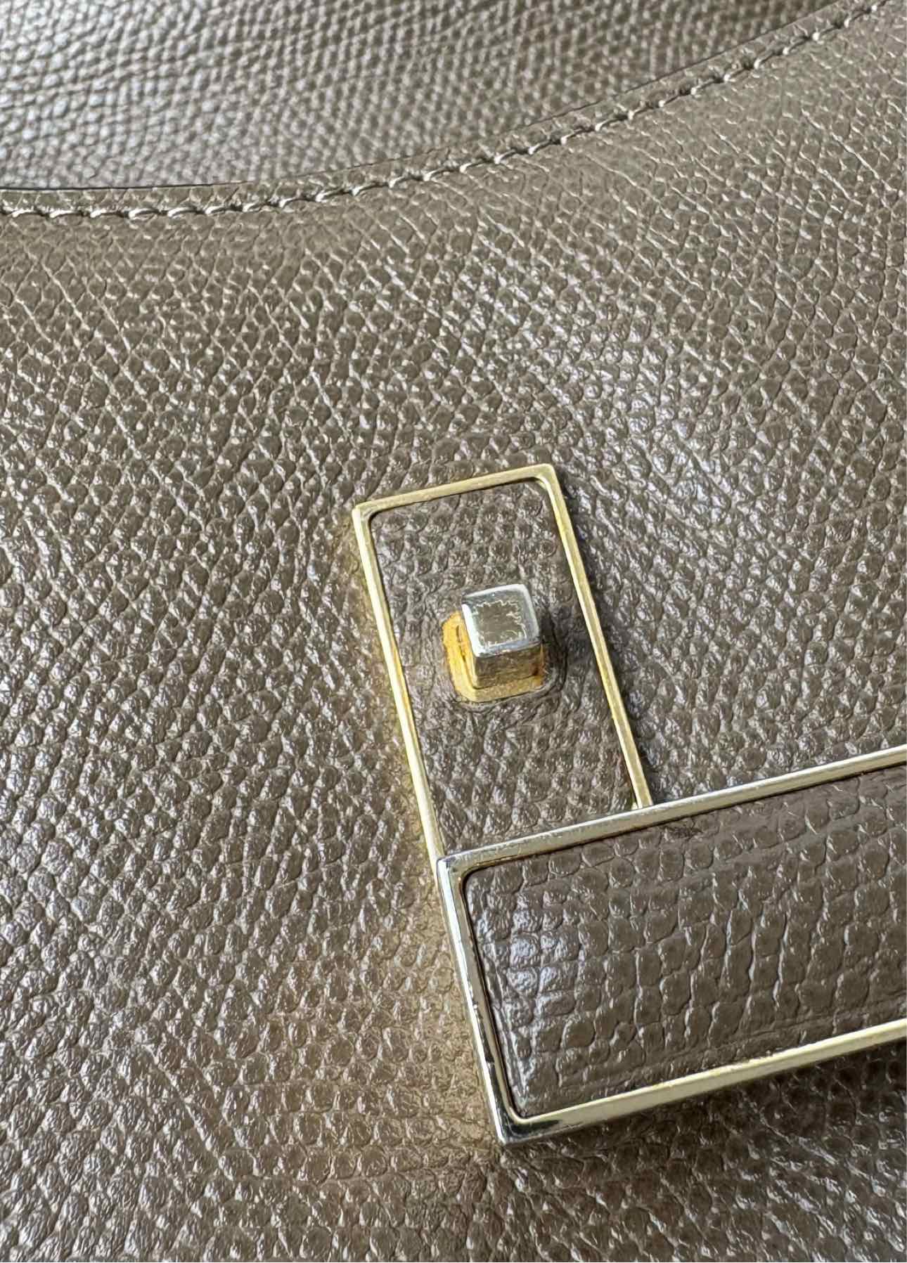 Valextra Iside Top Handle Mini Crossbody  Purse - Image 10