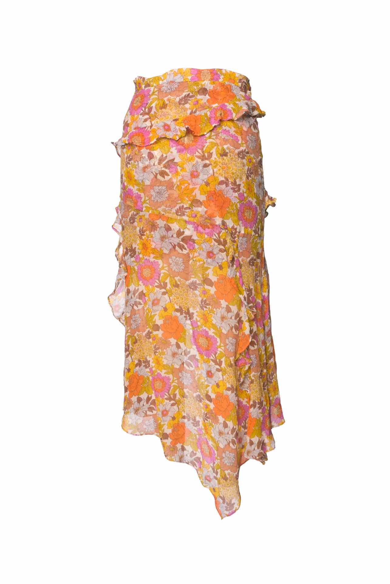 Veronica Beard Size 0 Floral Midi Skirt - Image 2
