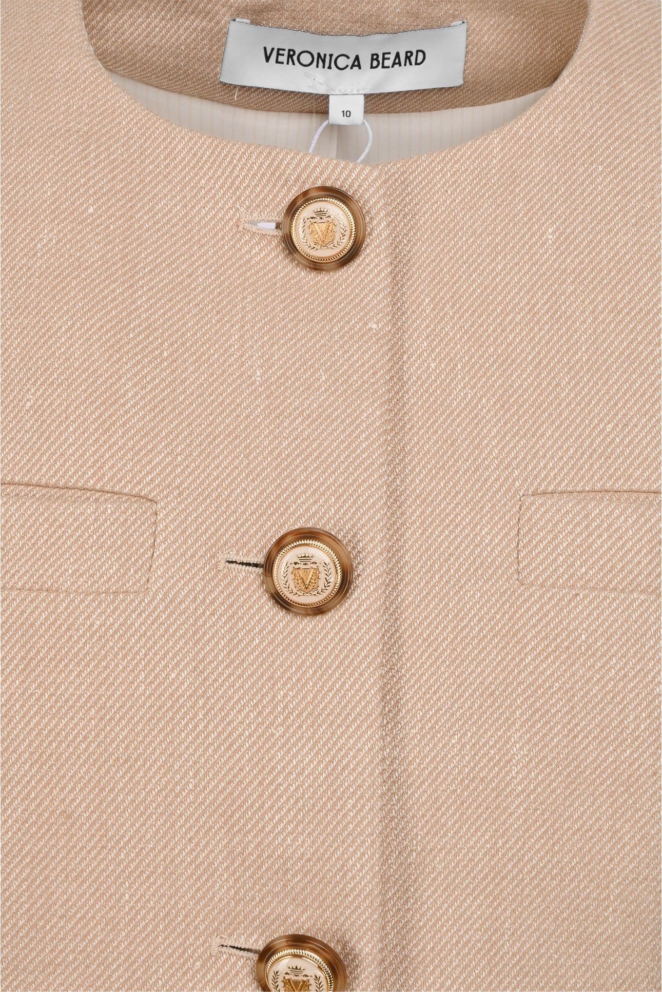 Veronica Beard Size 10 Linen Blend Vest Top - Image 3