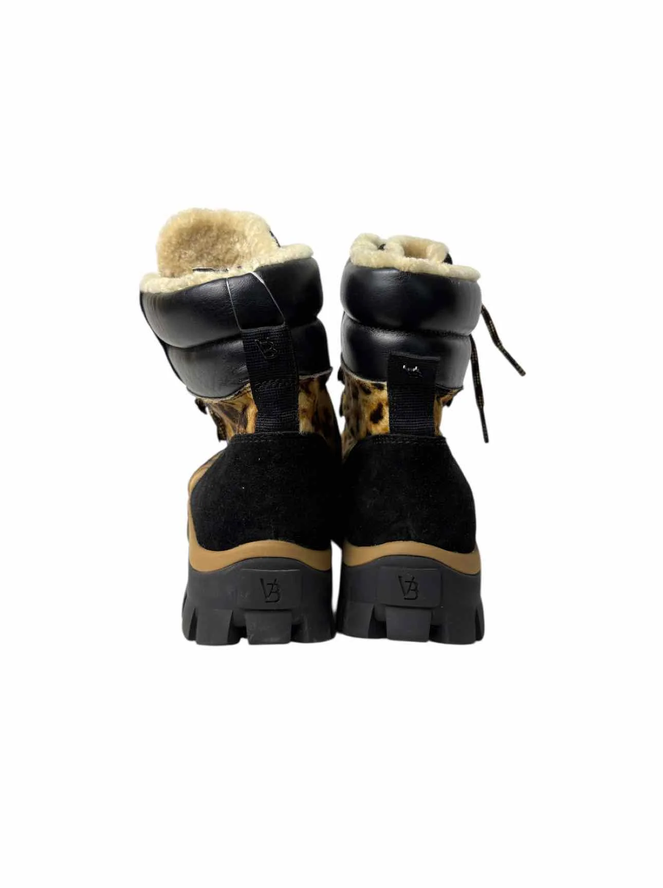 Veronica Beard Size 7.5 Calf Skin Print Ankle Boots - Image 4
