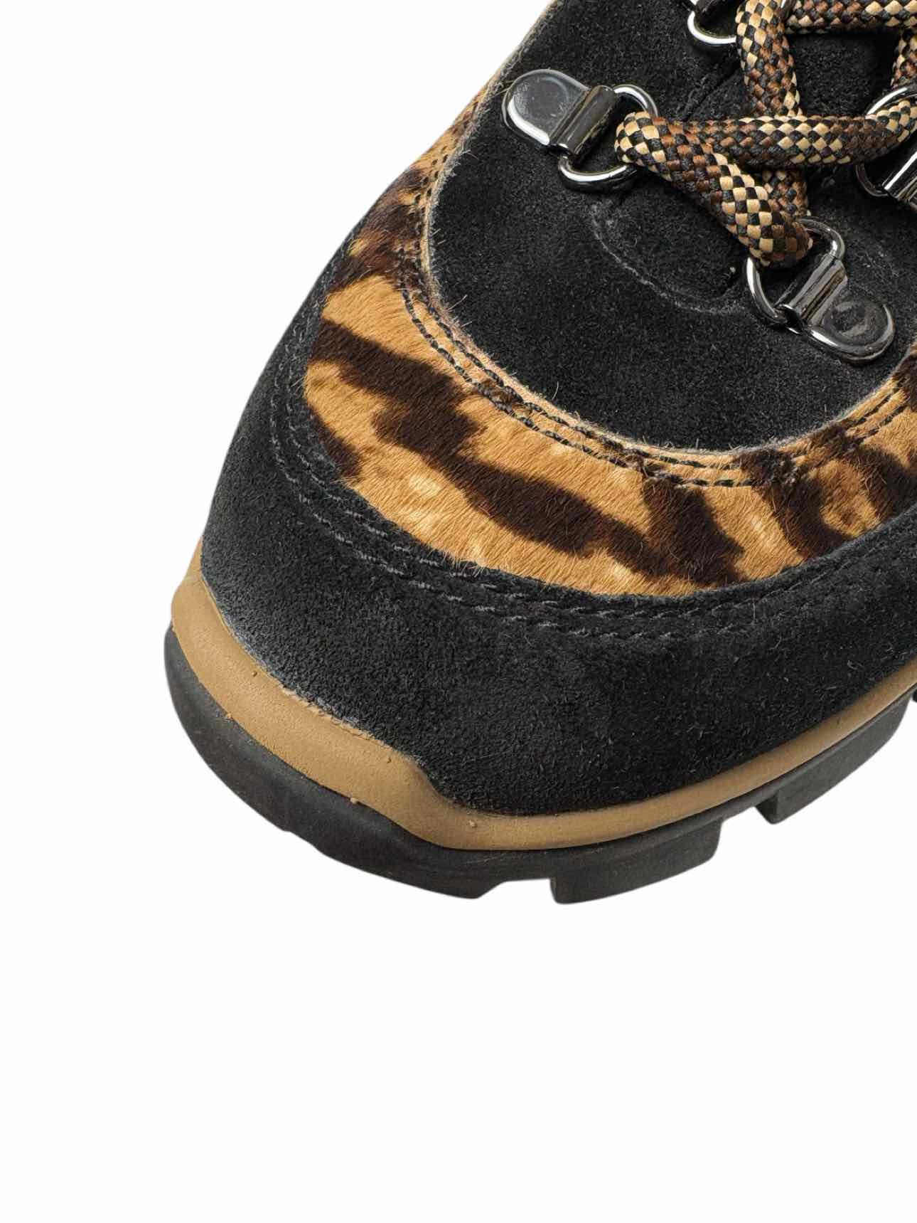 Veronica Beard Size 7.5 Calf Skin Print Ankle Boots - Image 8