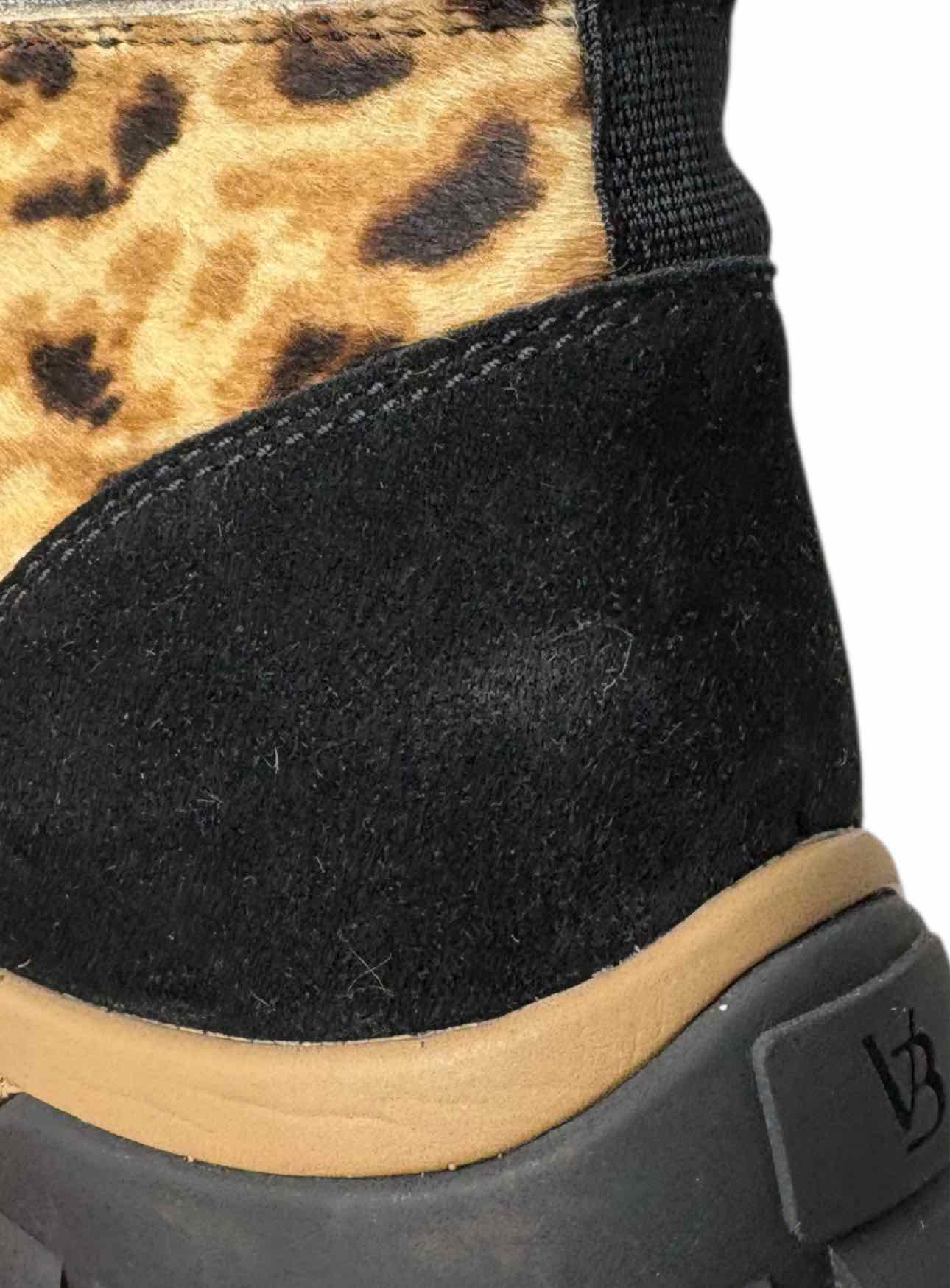 Veronica Beard Size 7.5 Calf Skin Print Ankle Boots - Image 9