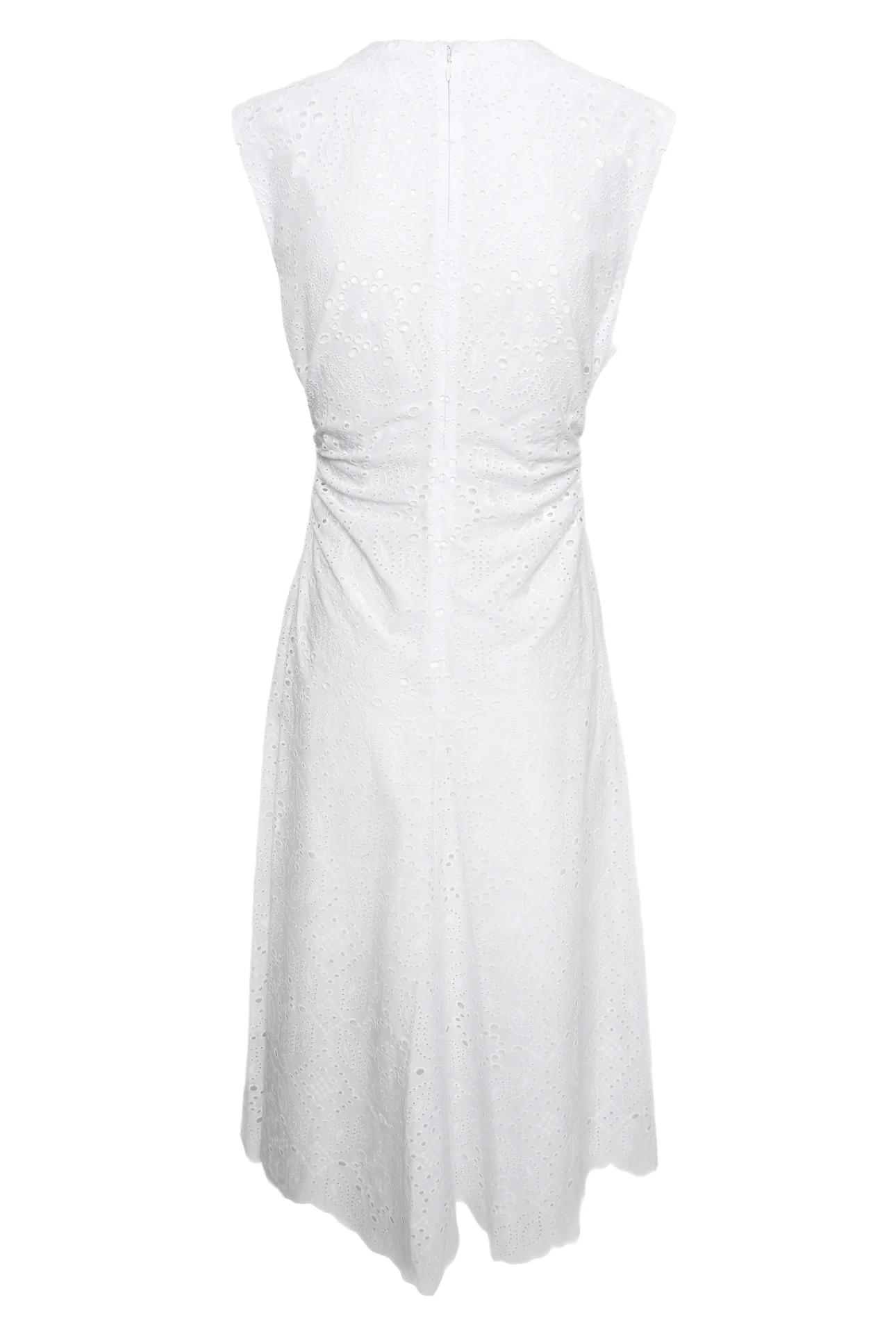 Veronica Beard Size 8 Aven Eyelet Midi Dress - Image 2