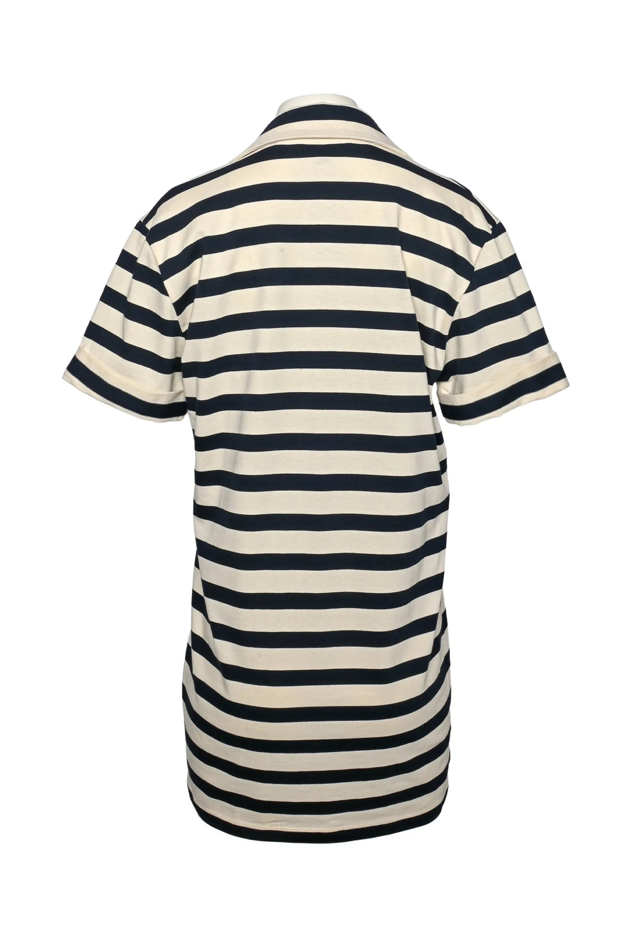 Veronica Beard Size M Cayden Striped Cotton Polo Dress - Image 2