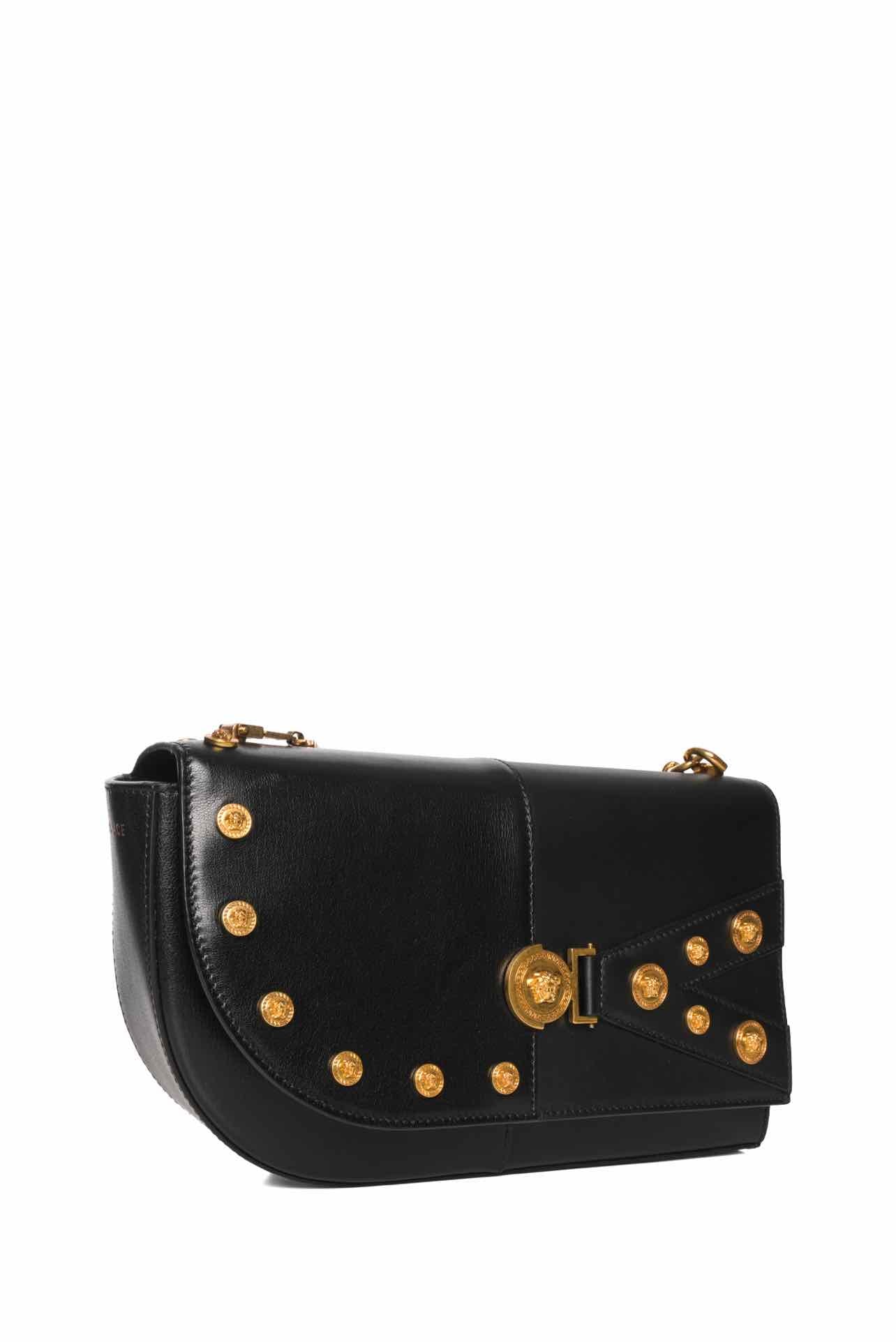 Versace Clash Medusa Studded Shoulder Bag - Image 2