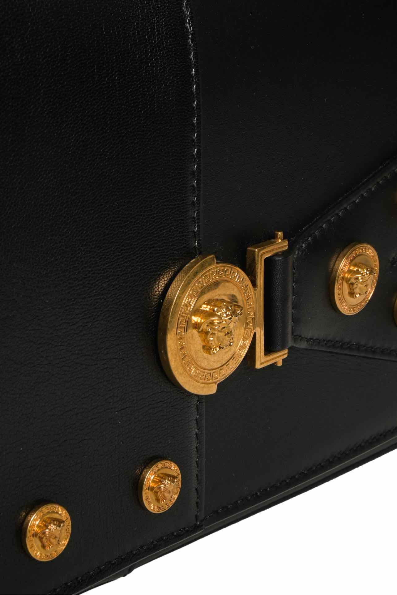 Versace Clash Medusa Studded Shoulder Bag - Image 5