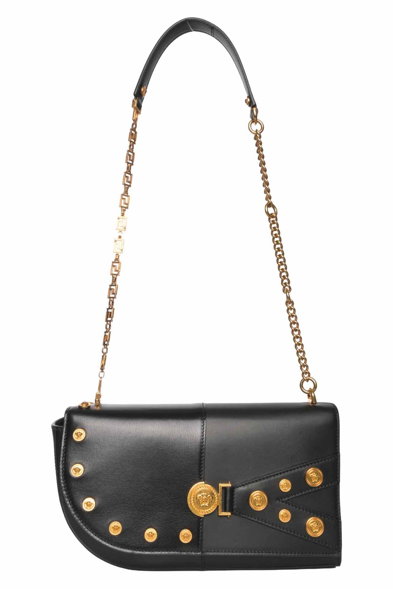 Versace Clash Medusa Studded Shoulder Bag - Image 7