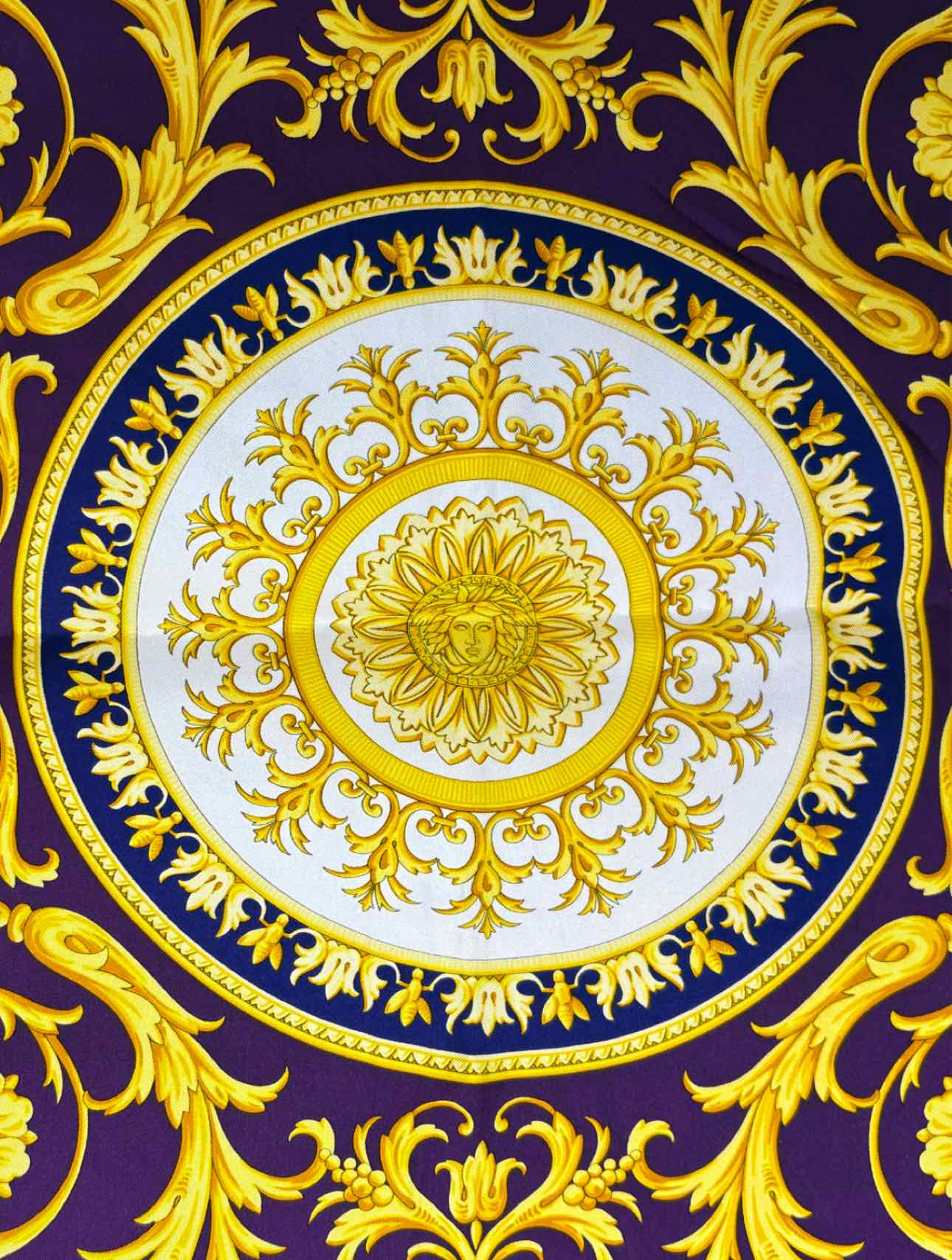 Versace Silk Print Scarf - Image 2