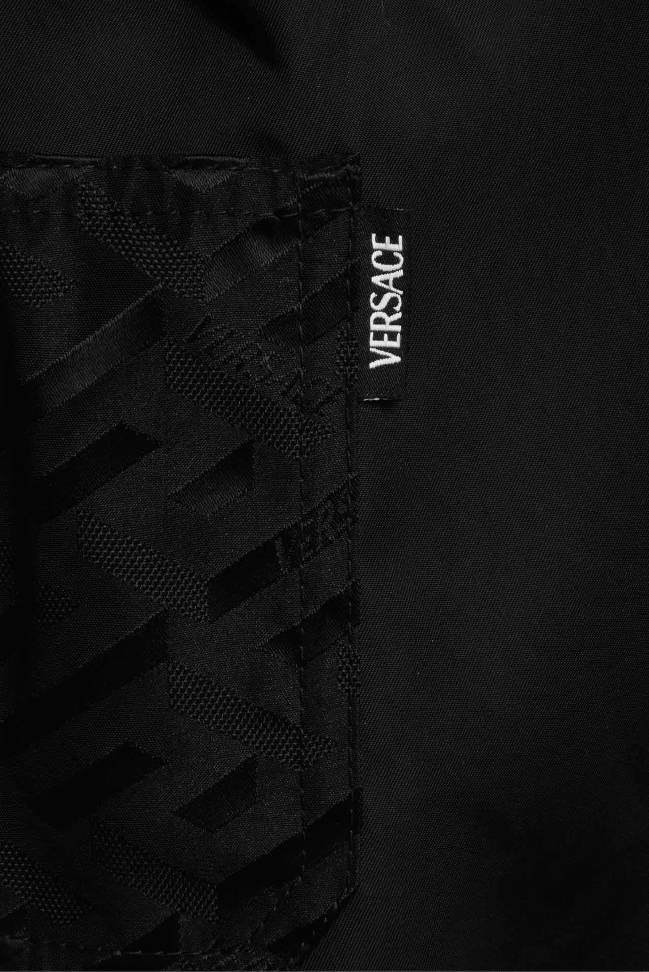Versace Size 30 Men's Nylon Logo Pocket Shorts - Image 4