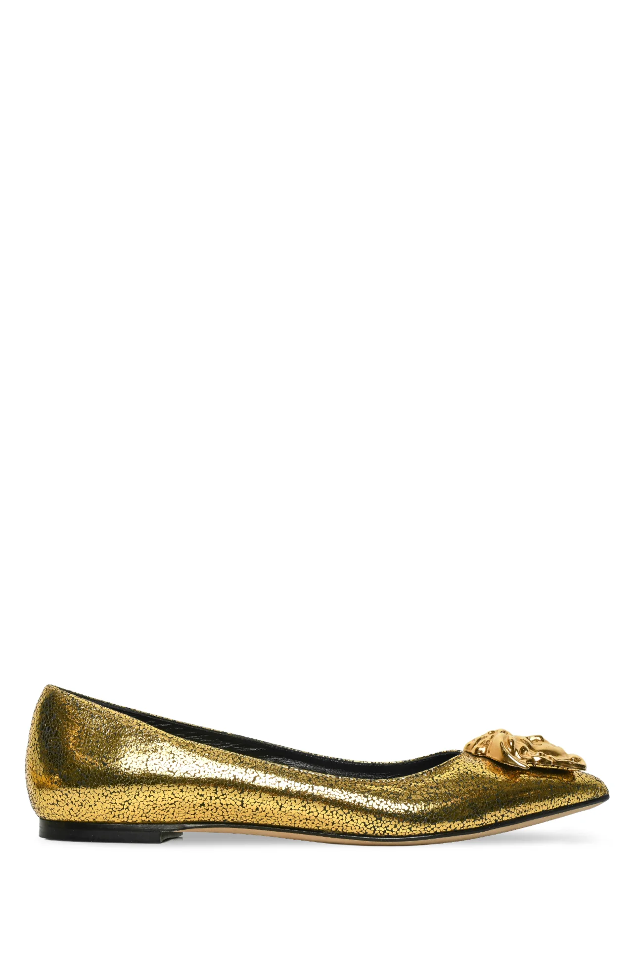 Versace Size 36.5 Medusa Tribute Ballerina Flats