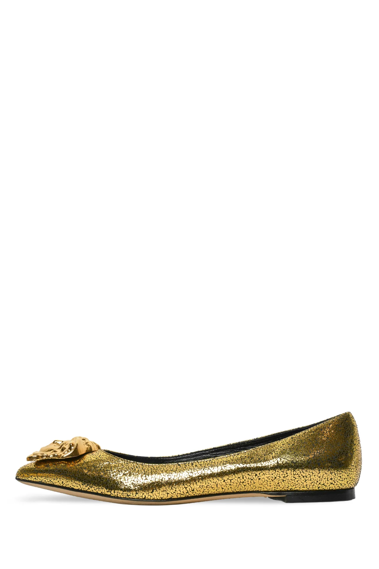 Versace Size 36.5 Medusa Tribute Ballerina Flats - Image 3
