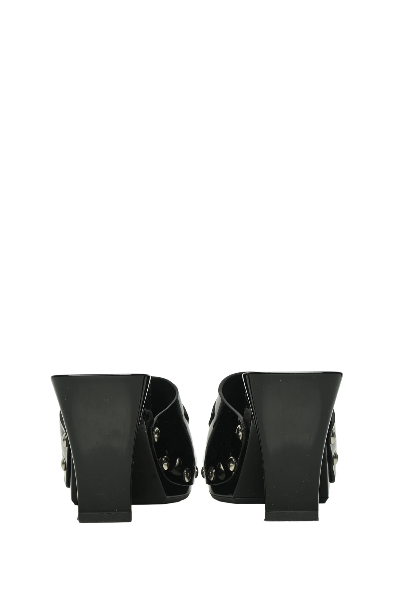 Versace Size 37 Medusa Buckle Patent Sandals - Image 4