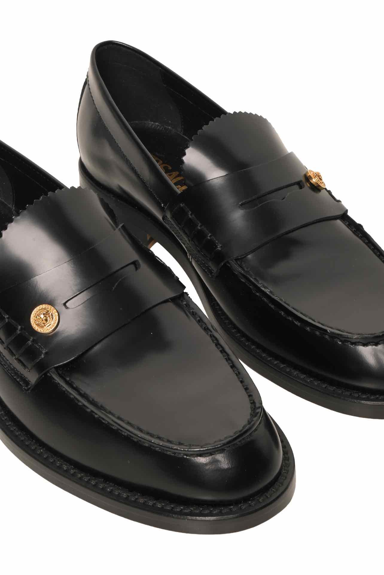 Versace Size 38 Medusa Loafers - Image 4