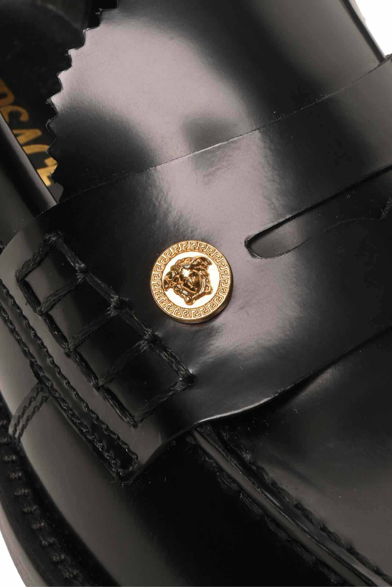 Versace Size 38 Medusa Loafers - Image 5
