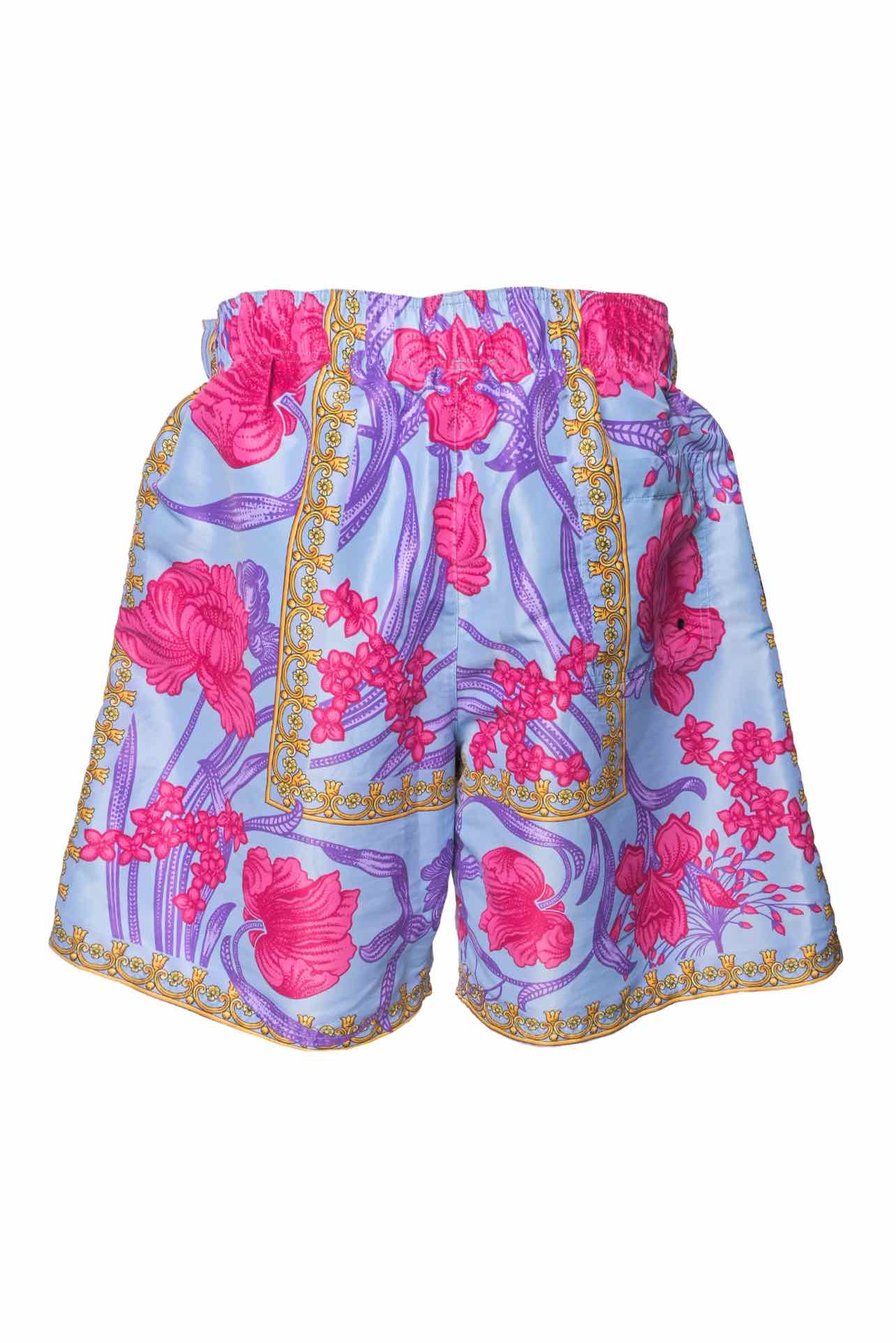 Versace Size 4 Men's Acid Bouquet Swim Shorts - Image 2