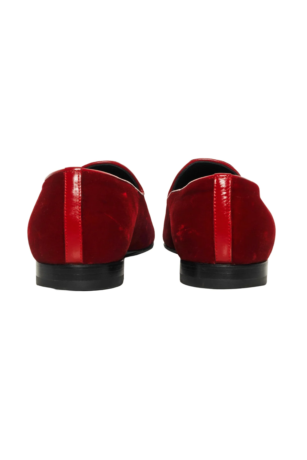 Versace Size 40.5 Men's Medusa Emblem Velvet Loafers - Image 4