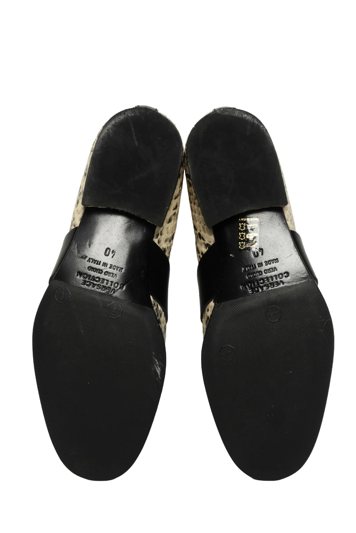 Versace Size 40 Men's Medusa Emblem Loafers - Image 5