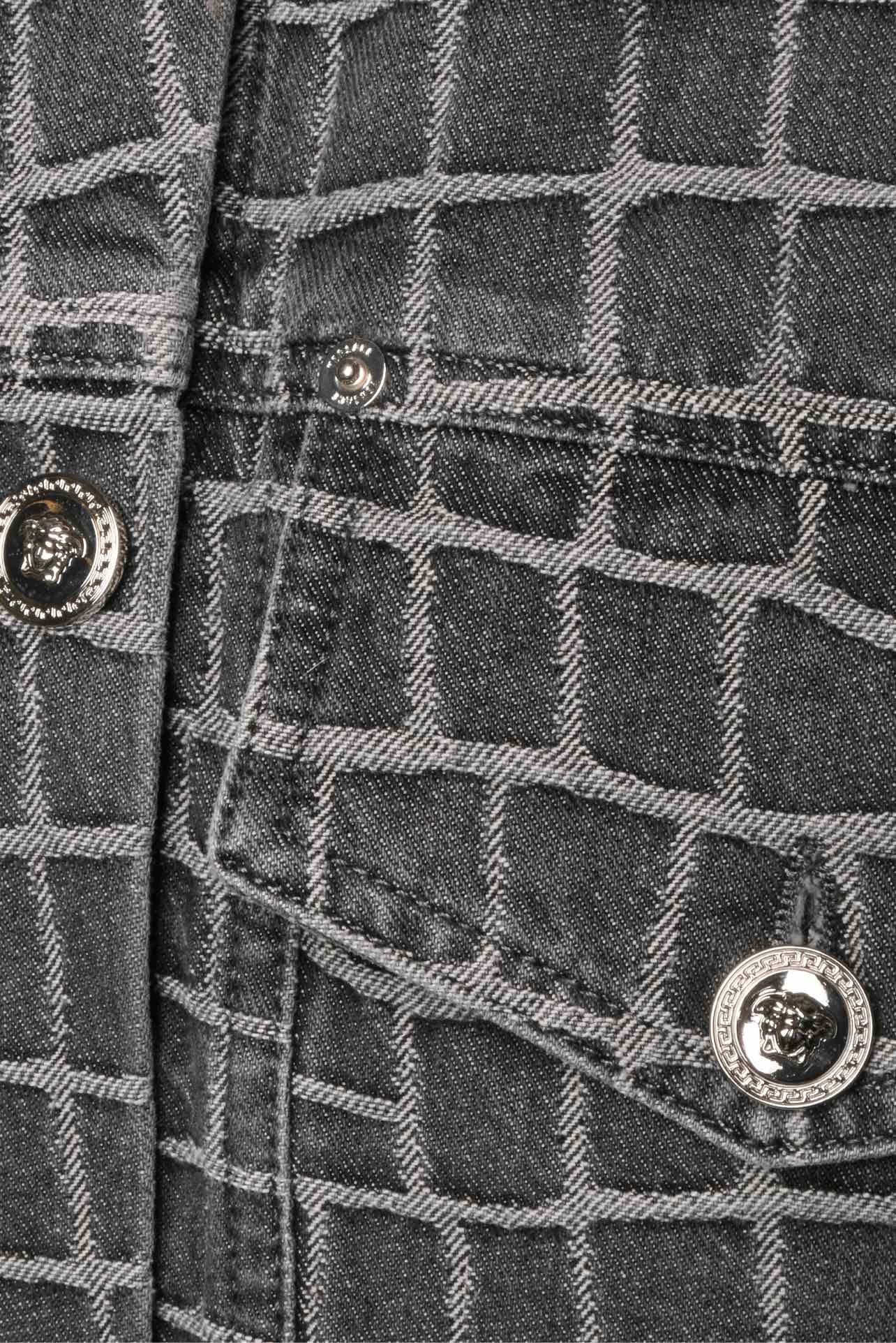 Versace Size 42 Denim Trucker Jacket - Image 3