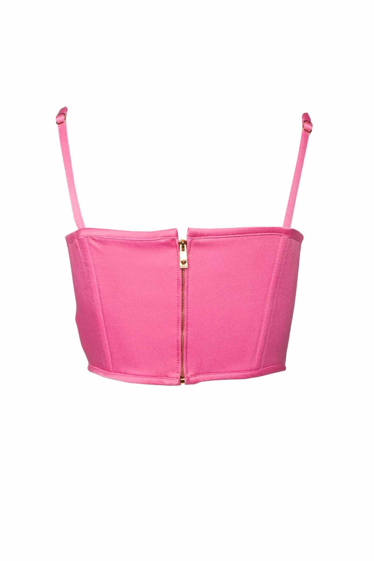 Versace Size 6 Medusa'95 Satin Corset Tops - Image 2
