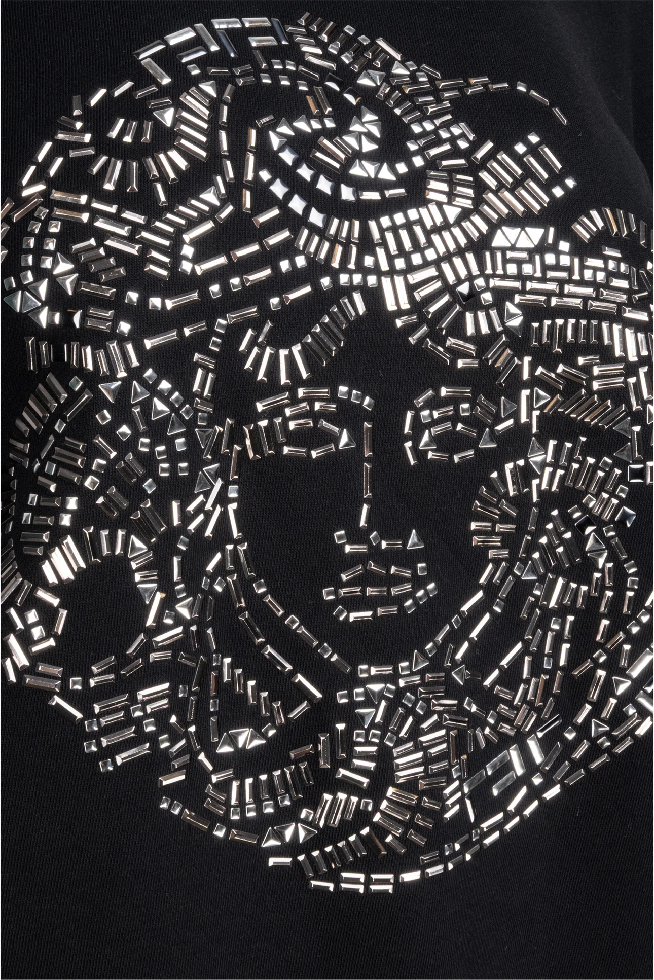 Versace Size S Men's Medusa Embellished Crewneck Sweatshirt - Image 3